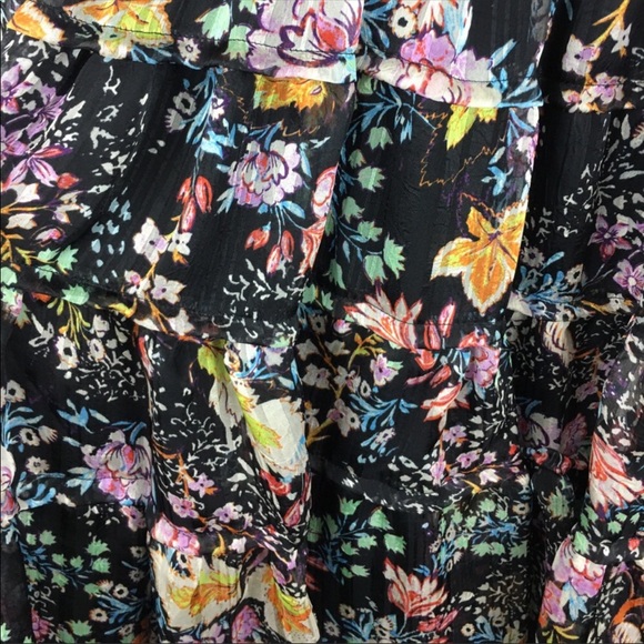 🆕 NWT Black Babydoll Balloon Sleeve Mini Dress S - Picture 11 of 13